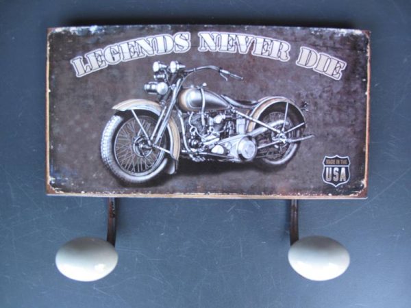 321J21a Kapstok  Legends never die - Afbeelding 1