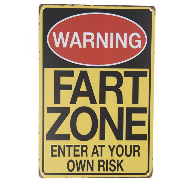 6y4114-tekstbord-2030-cm-meerkleurig-ijzer-rechthoek-wandbord-quote-bord FartZone - Afbeelding 1