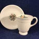 Wedgwood Rosalind koffiekop en schotel - Afbeelding 2