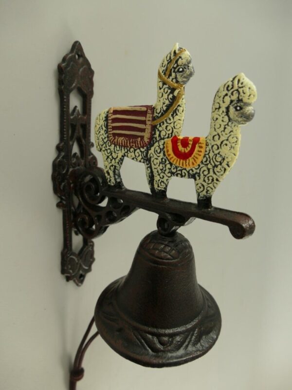 Gietijzeren bel Alpaca - Afbeelding 2