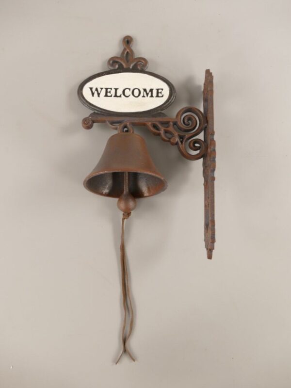 Gietijzeren bel Welcome - Afbeelding 2