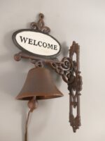 Gietijzeren bel Welcome