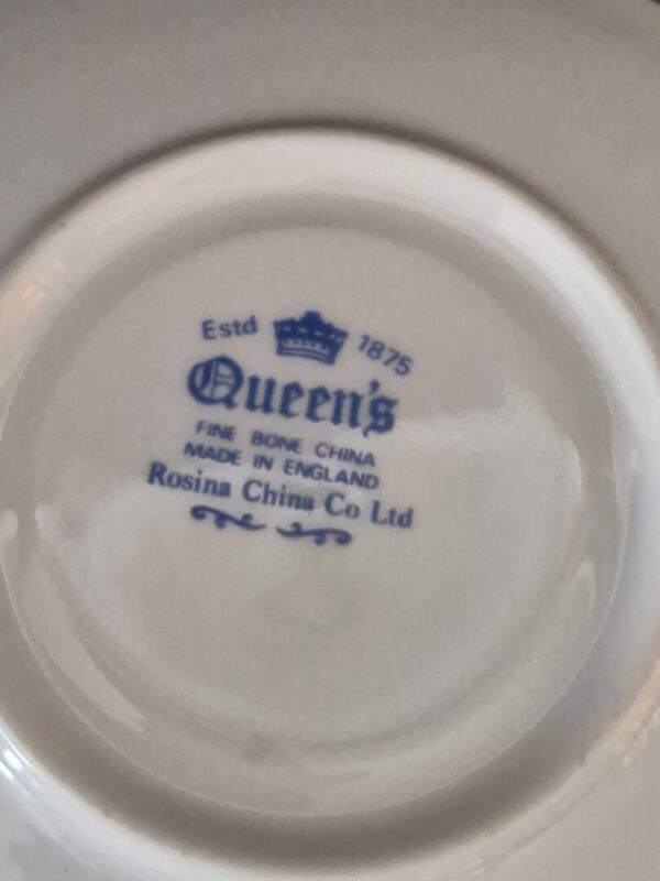 Queens kop en schotel - Afbeelding 2