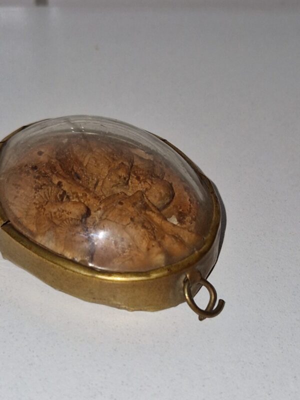 Relief achter bolglas bruin - Afbeelding 2