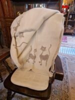 Poezen plaid beige - Afbeelding 3