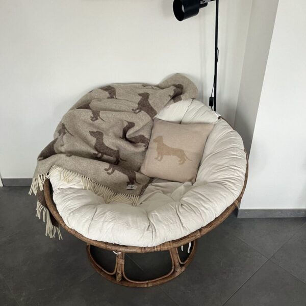 Teckel Plaid bruin - Afbeelding 3