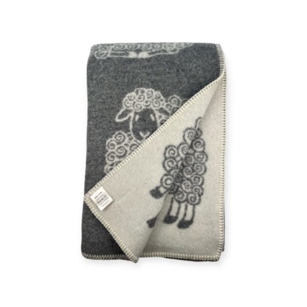 Plaid schaap grijs - Afbeelding 3