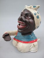 Spaarpot vrouw met  bonte hoofddoek - Afbeelding 3