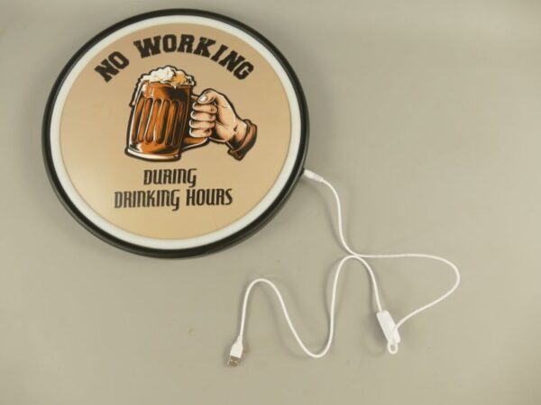 Wandbord met verlichting. Drink - Afbeelding 2
