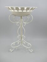 Vogelbad wit diep met open rand