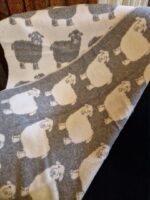 Plaid Mouton schaap grijs - Afbeelding 2