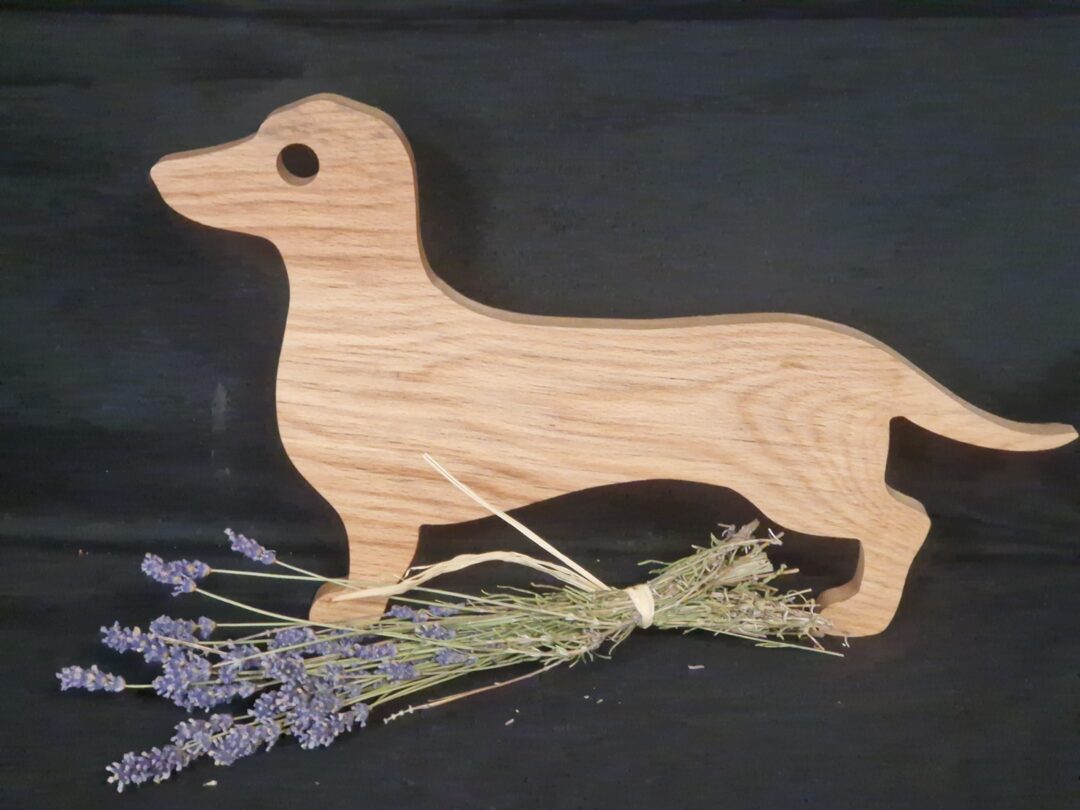 20251026_101849 Houten plank Teckel - Afbeelding 1