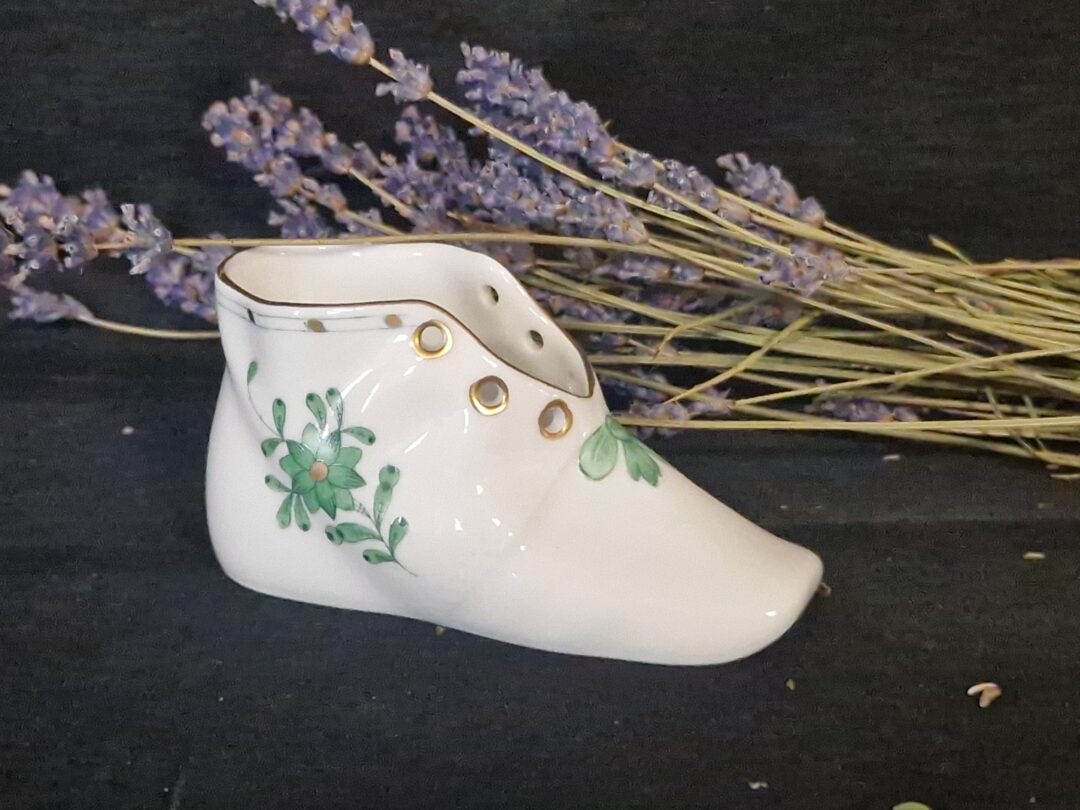 20251030_125746 Herend apponyi groen schoentje - Afbeelding 1