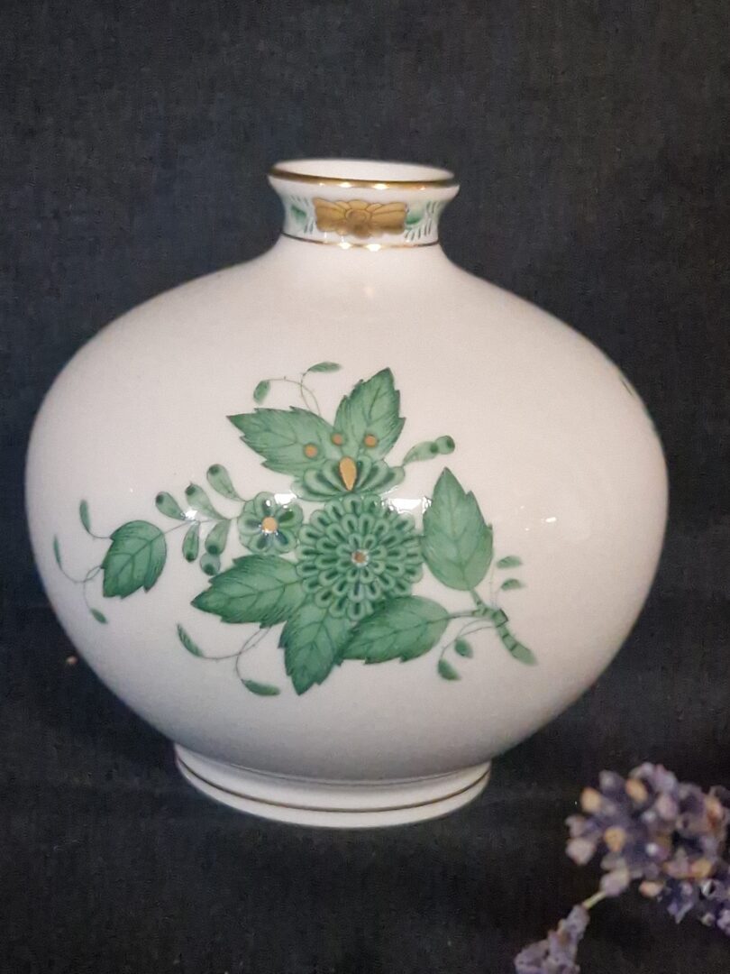 20251030_134429 Herend  vaas apponyi groen - Afbeelding 1