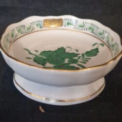 Herend apponyi groen rond schaaltje