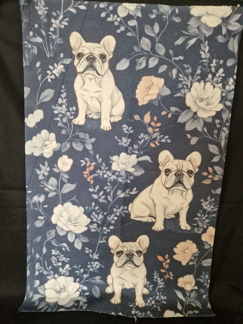 20260123_102747 Franse Bulldog gastendoekje - Afbeelding 1