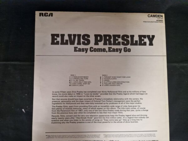 Elvis Presley, Easy Come, Easy Go - Afbeelding 2