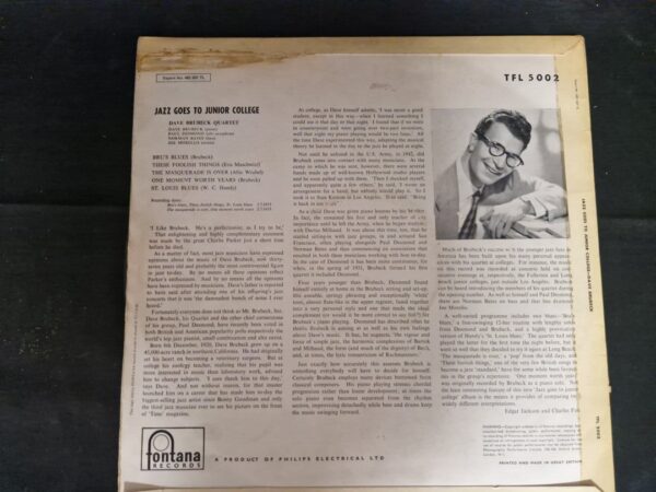 Dave Brubeck Quartet, Junior College - Afbeelding 2
