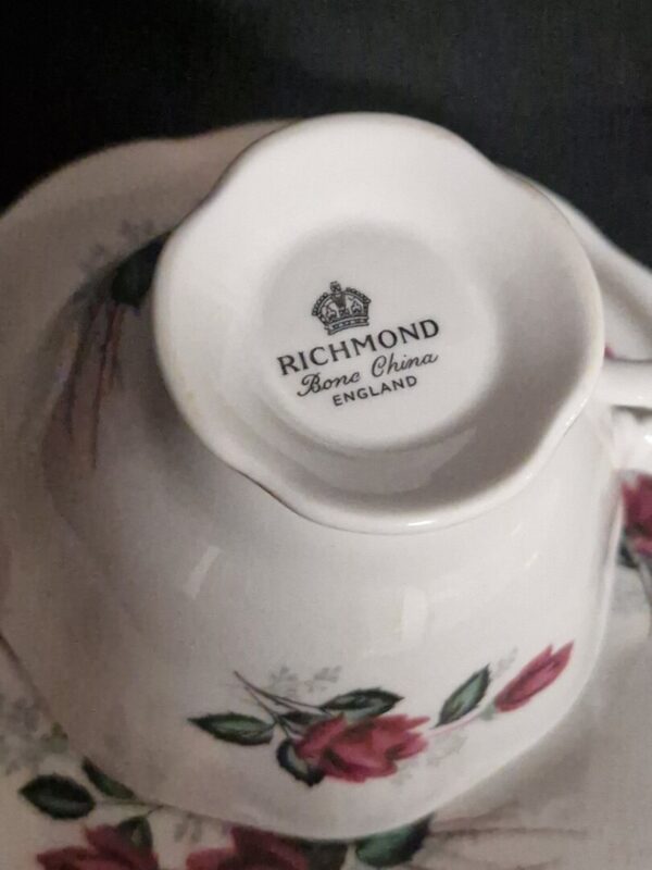 Richmond  Red Rose Heren kop en schotel - Afbeelding 2