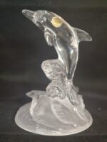 Cristal D'Arques Dolfijn op voet - Afbeelding 3