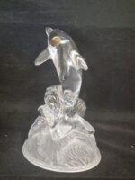 Cristal D'Arques Dolfijn op voet - Afbeelding 2