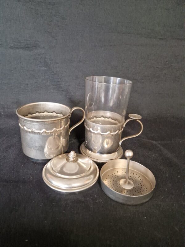 Verzilverde Percolator - Afbeelding 2