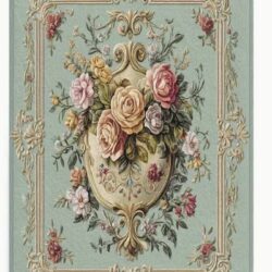 Gastendoek bloemenpatroon