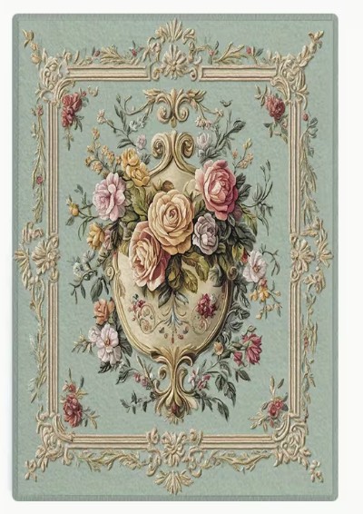 bloem Gastendoek bloemenpatroon - Afbeelding 1