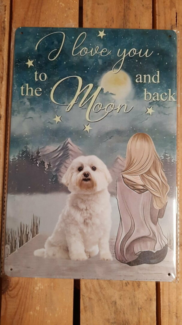 I Love you to the moon and back Shih Tzu  WW130