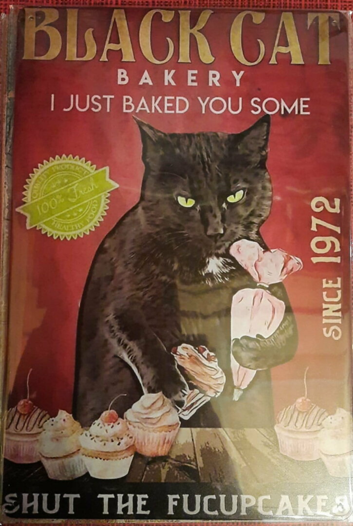 Black Cat Bakery  WW008  Poezen en katten