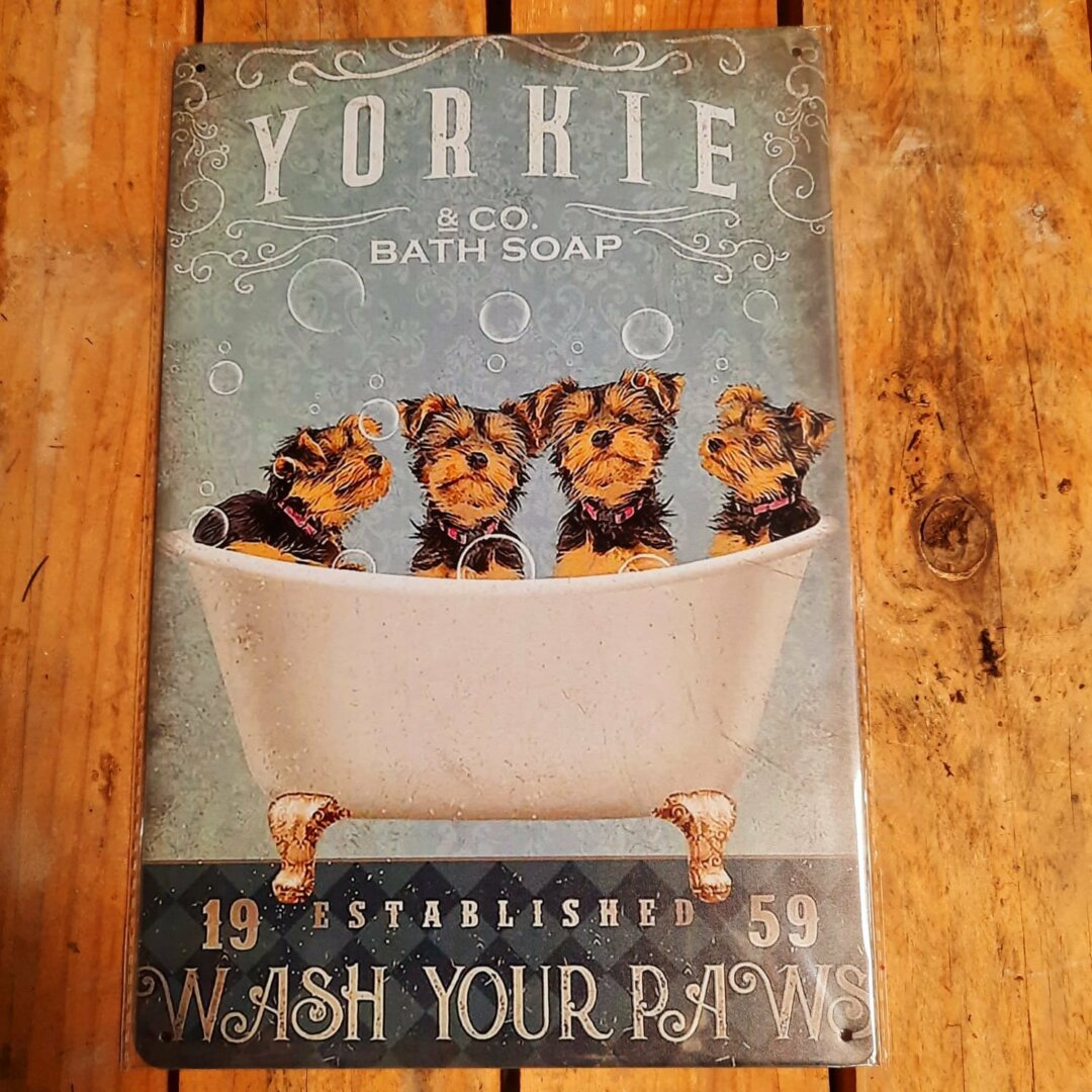 Yorkshire terrier   Bath en Soap  WW071
