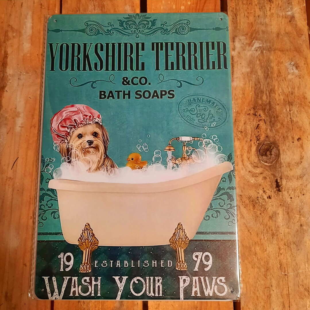 Yorkshire terrier   Bath en Soap  WW072