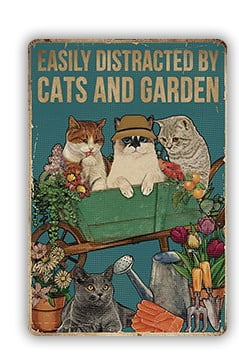 Cats and Gardens  THC683  Poezen en katten